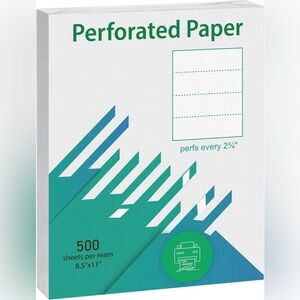 Ling Long Premium Perforated Paper in White